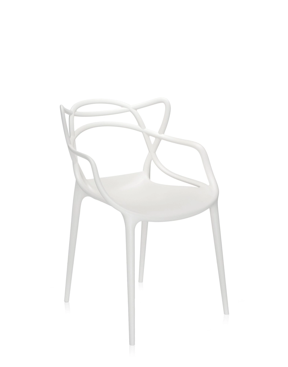 Sedia Masters Kartell vista laterale grigio