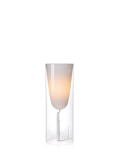 Lampada da tavolo TOOBE Kartell effetto sfumato cristallo