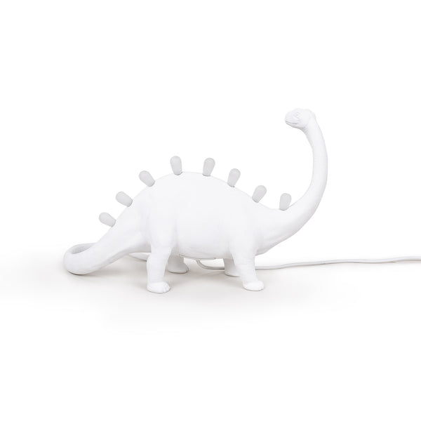 Dettaglio lampada da tavolo Jurassic Lamp Bronto in resina