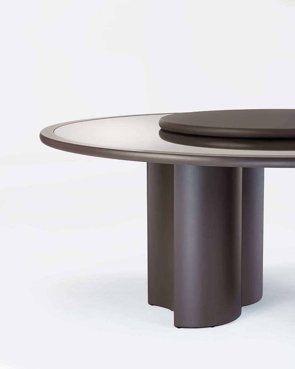 Piatto da tavola girevole Lazy Susan Zanotta