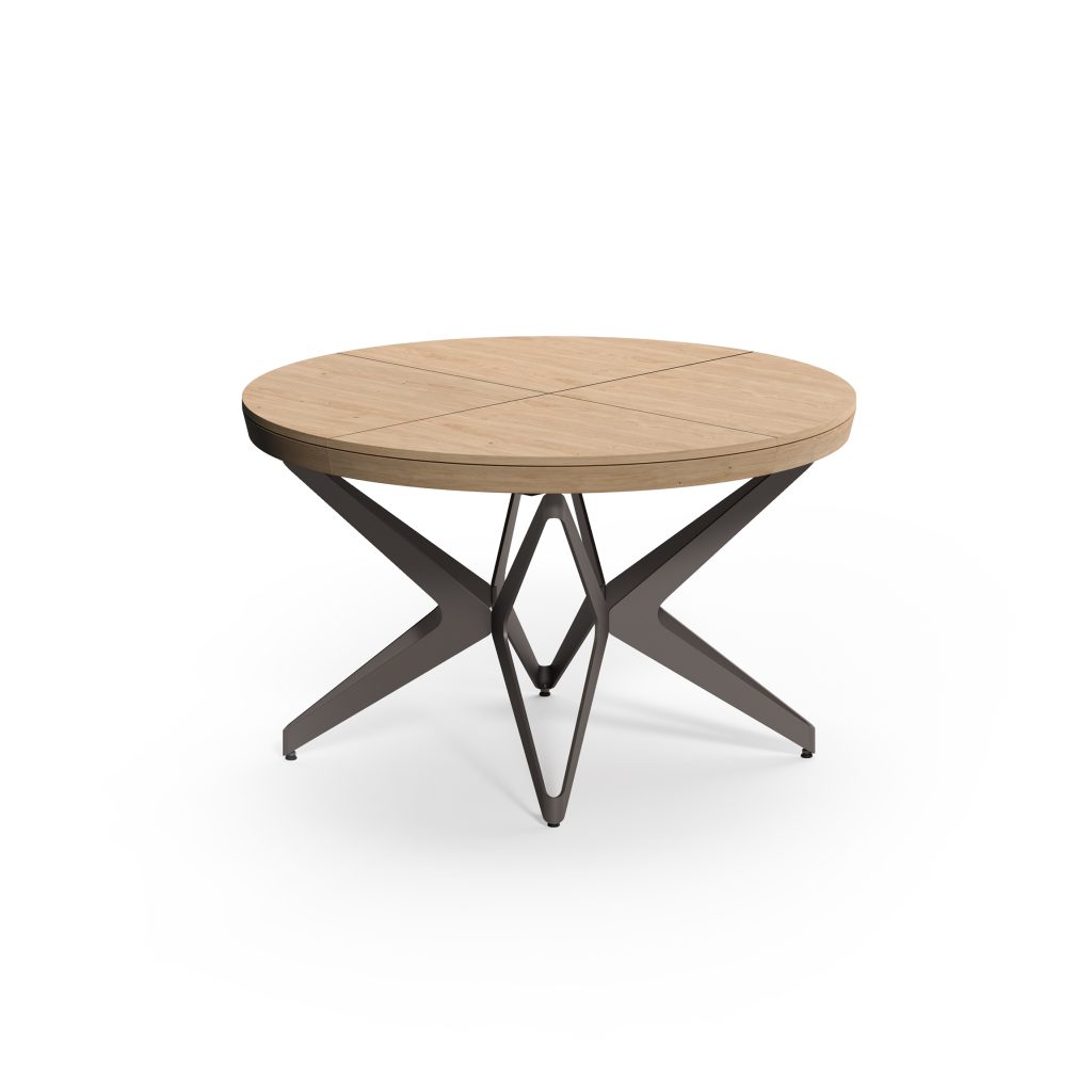 Tavolo allungabile Big Round vista frontale