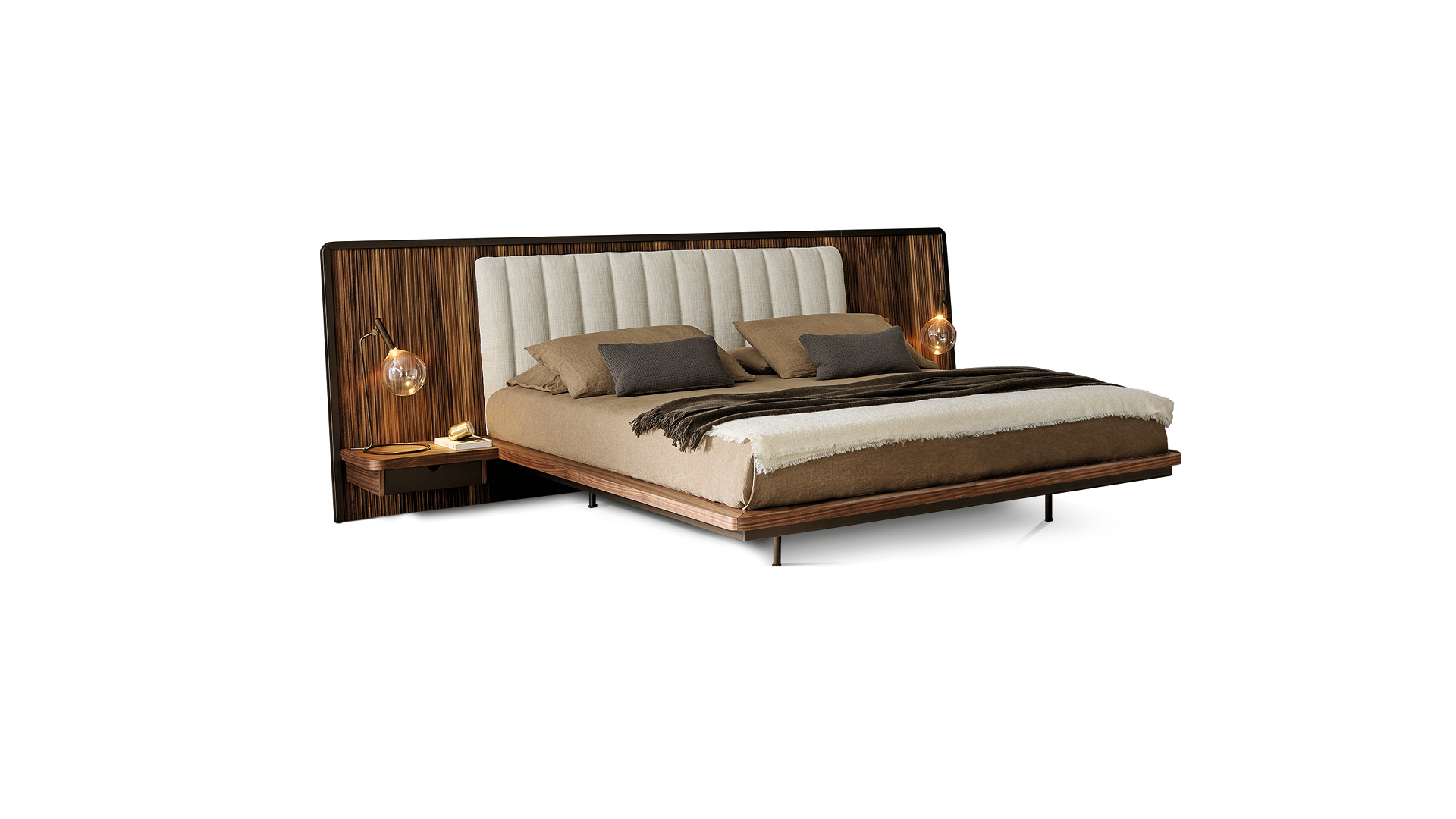Letto matrimoniale Nelson Bonaldo in ambiente moderno