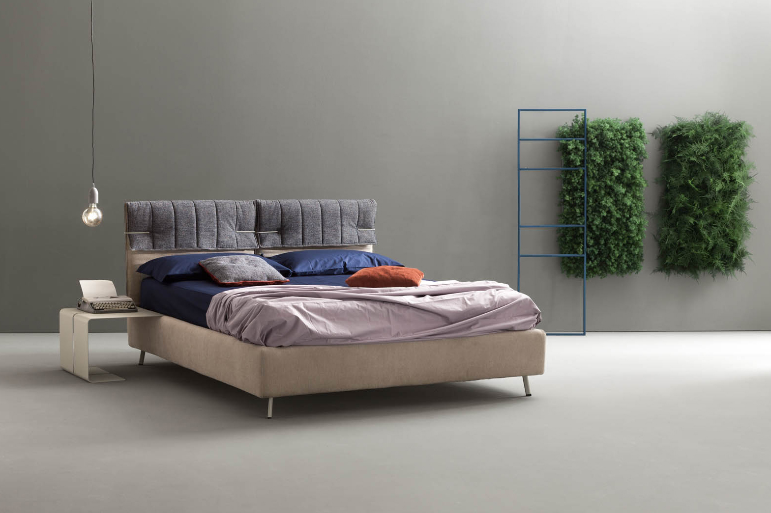 Letto imbottito Clip angolo laterale