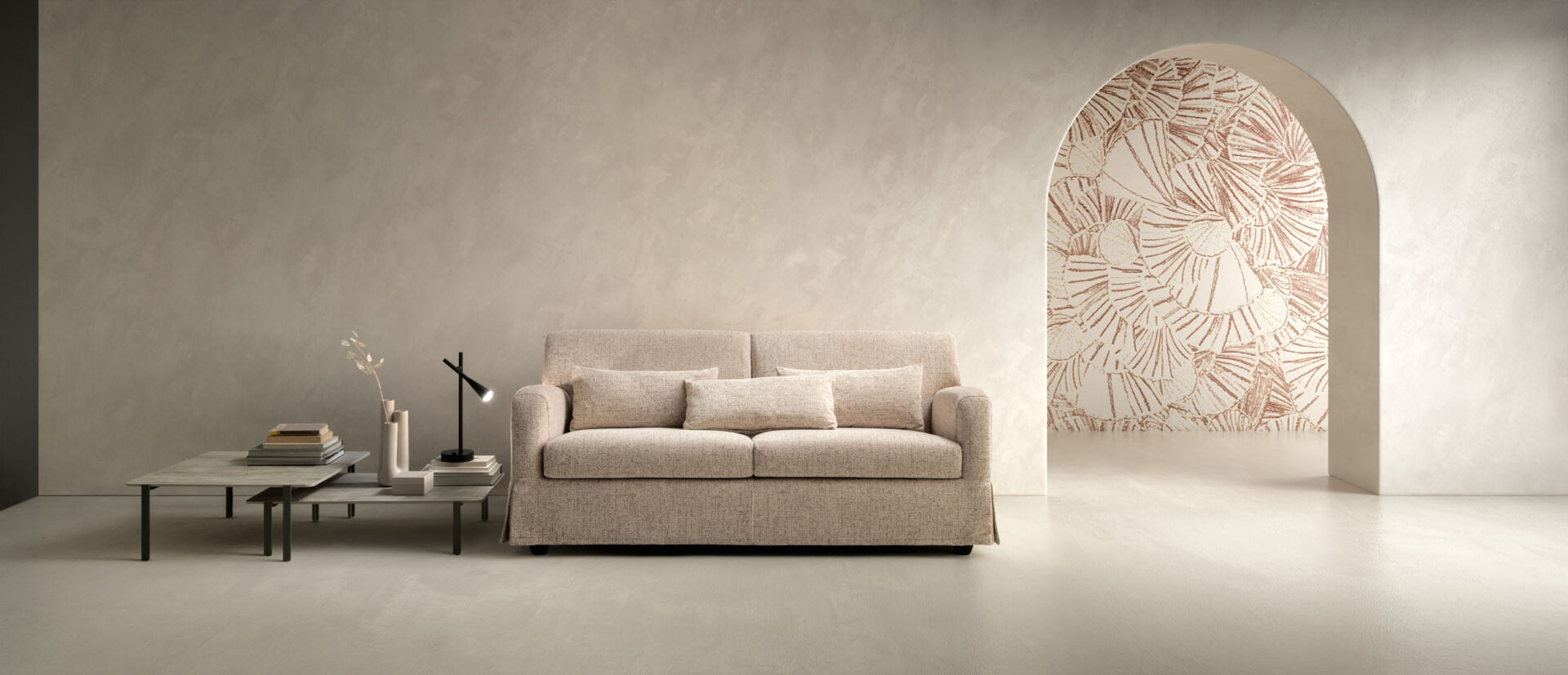Vista totale divano moderno Dress Samoa Divani