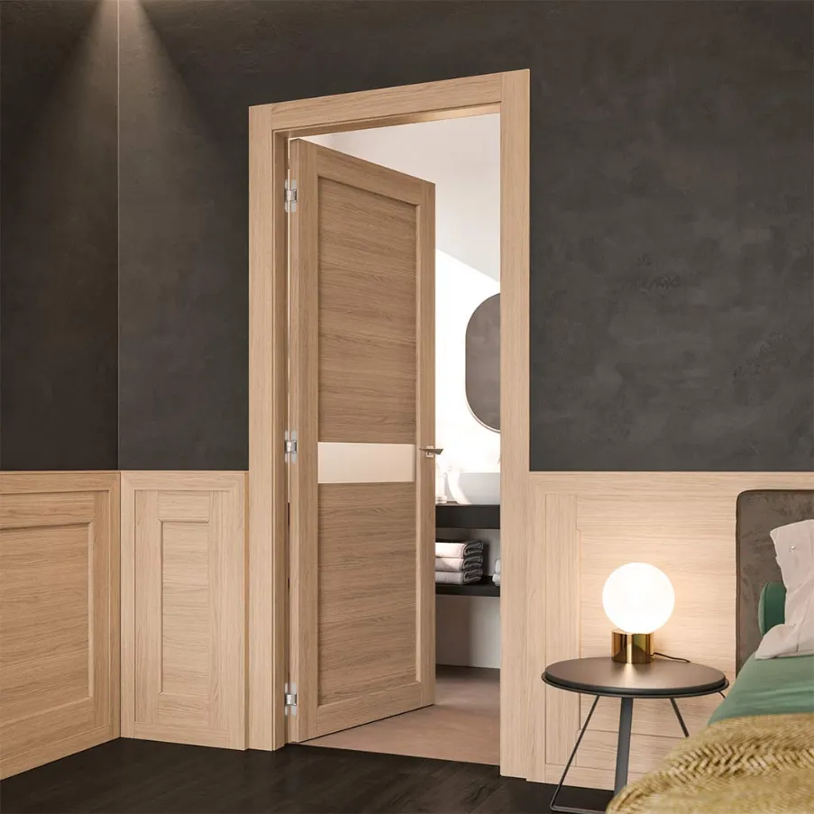 Porta interna Baltimora New in legno con finiture naturali