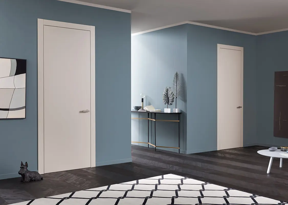Porta interna contemporanea Filo 55s/t Lualdi