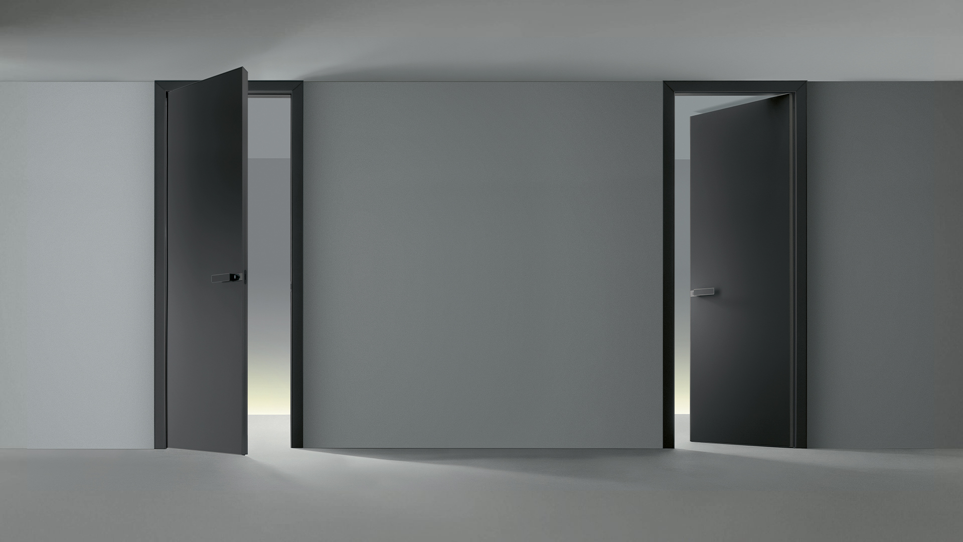 Porta da interni Luxor finitura grigio lava opaco