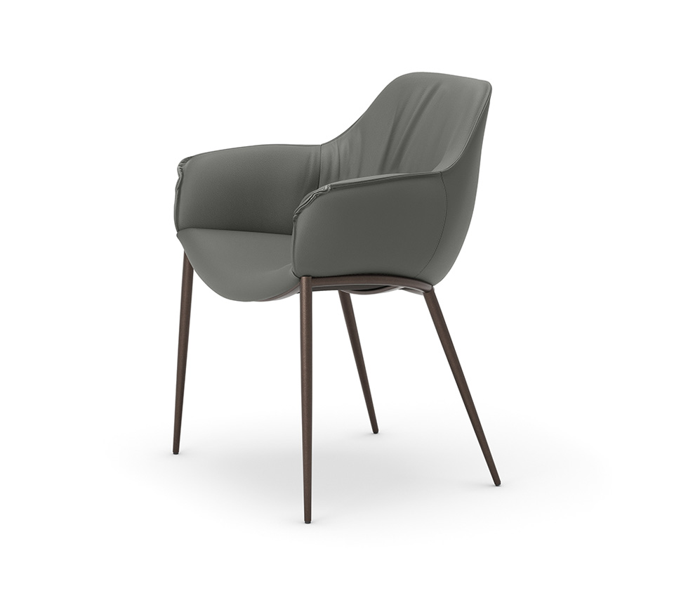 Sedia con braccioli Scarlett ML Cattelan Italia