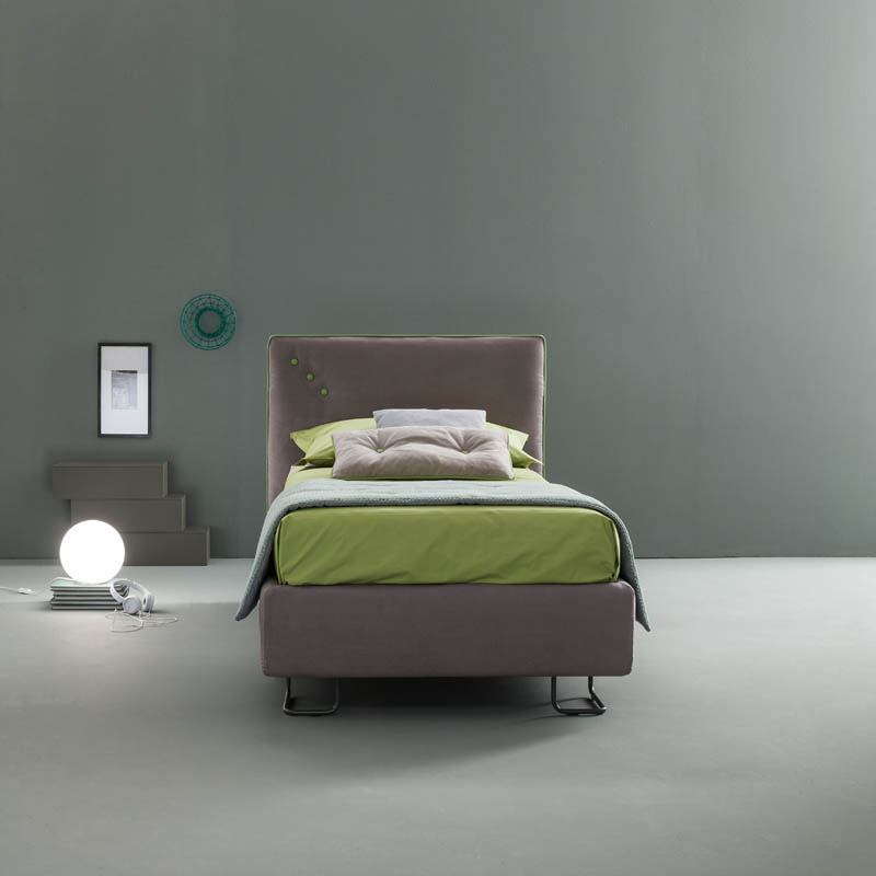 Dettaglio rivestimento letto imbottito Snap Samoa Divani