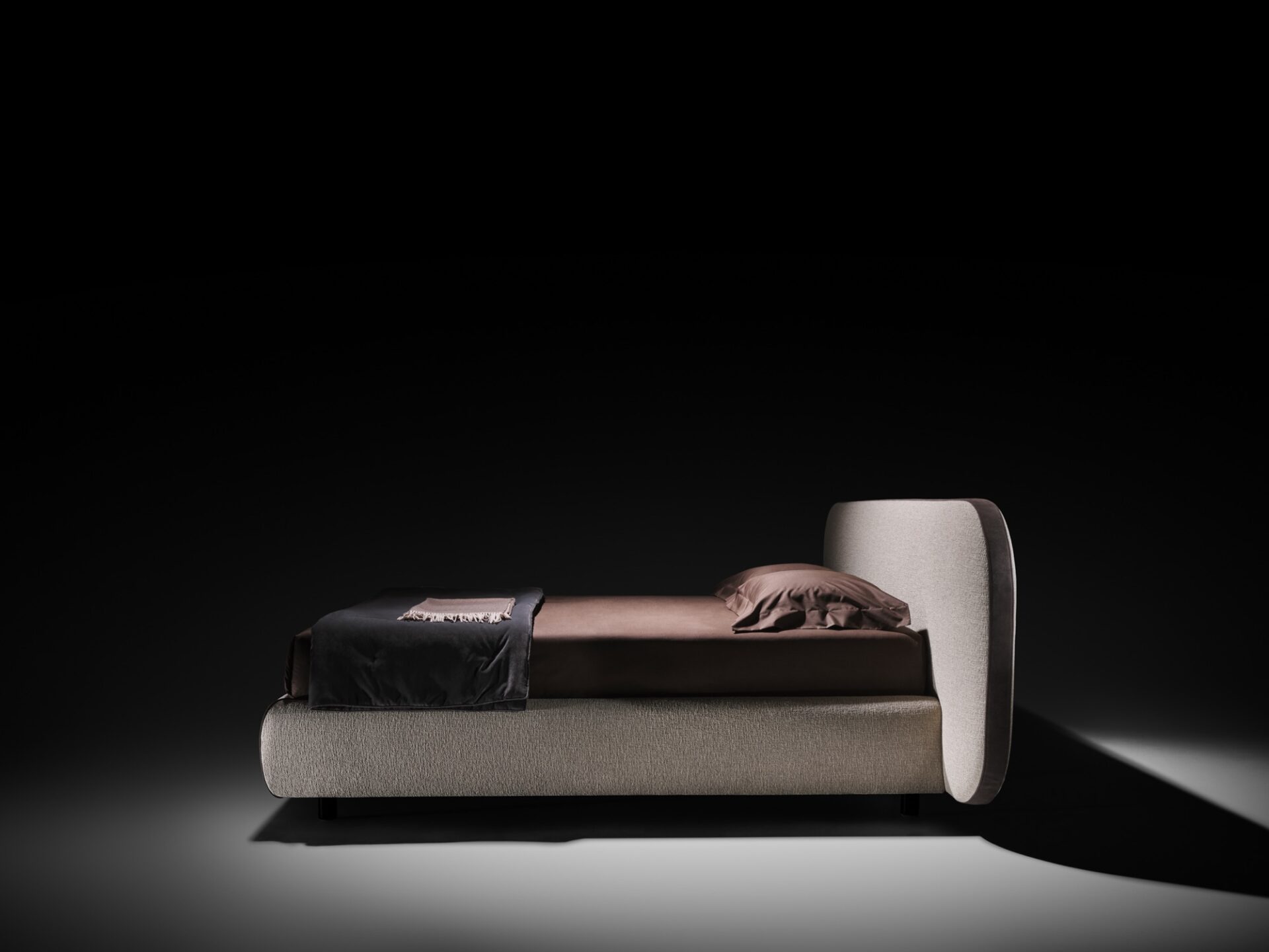 Letto B Curve Twils in ambiente camera da letto